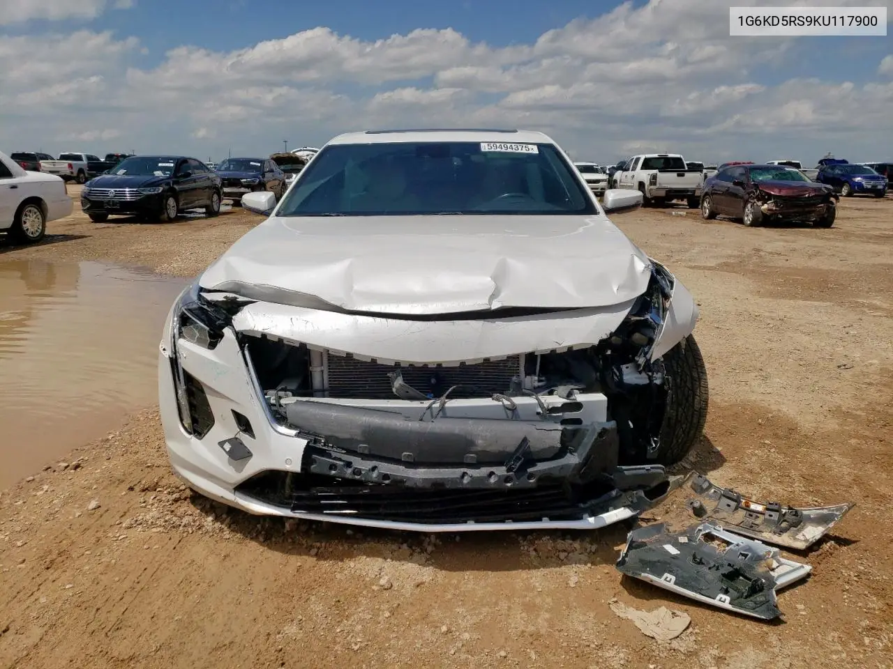 2019 Cadillac Ct6 Premium Luxury VIN: 1G6KD5RS9KU117900 Lot: 59494375