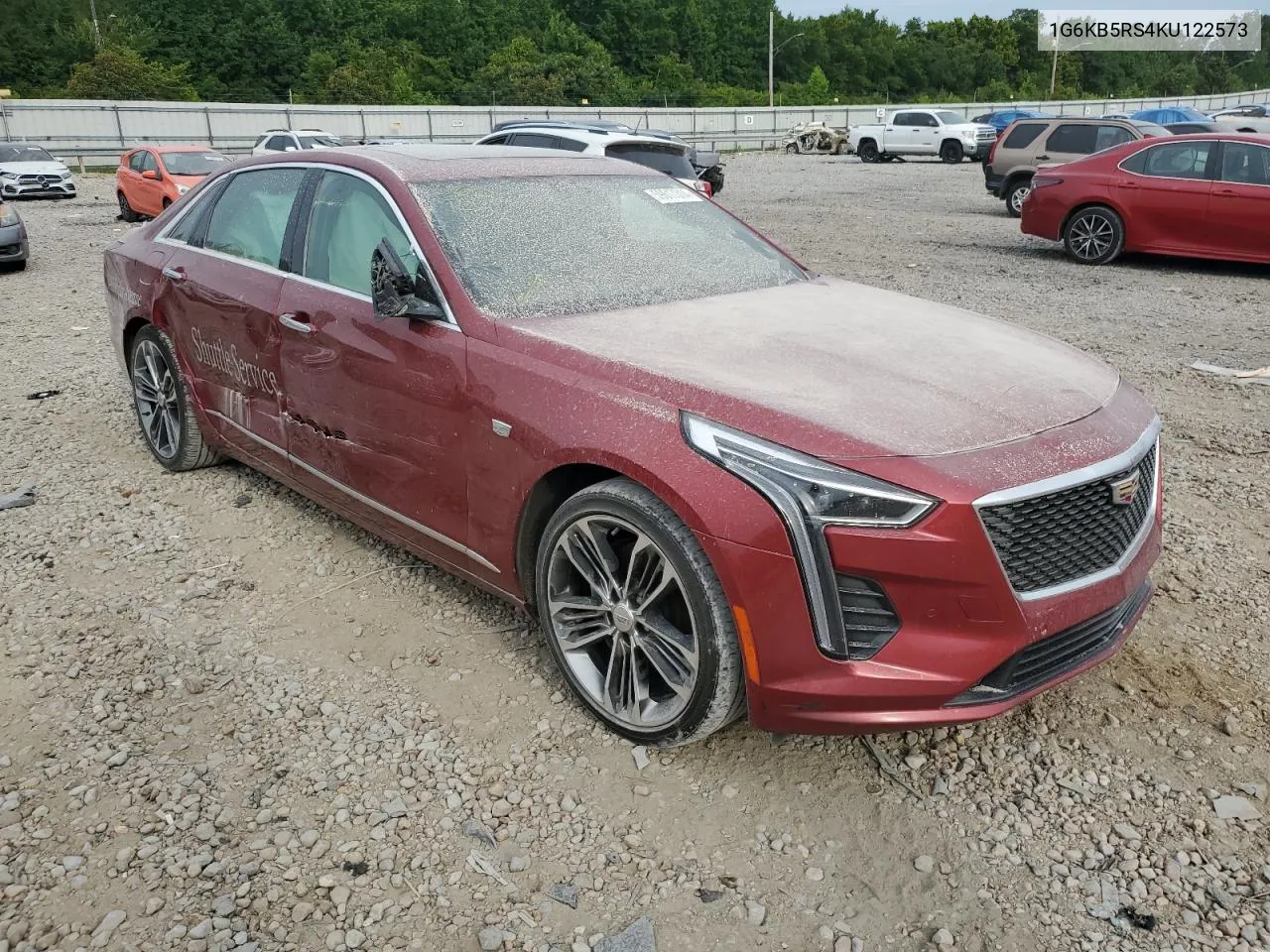 2019 Cadillac Ct6 Luxury VIN: 1G6KB5RS4KU122573 Lot: 59617314