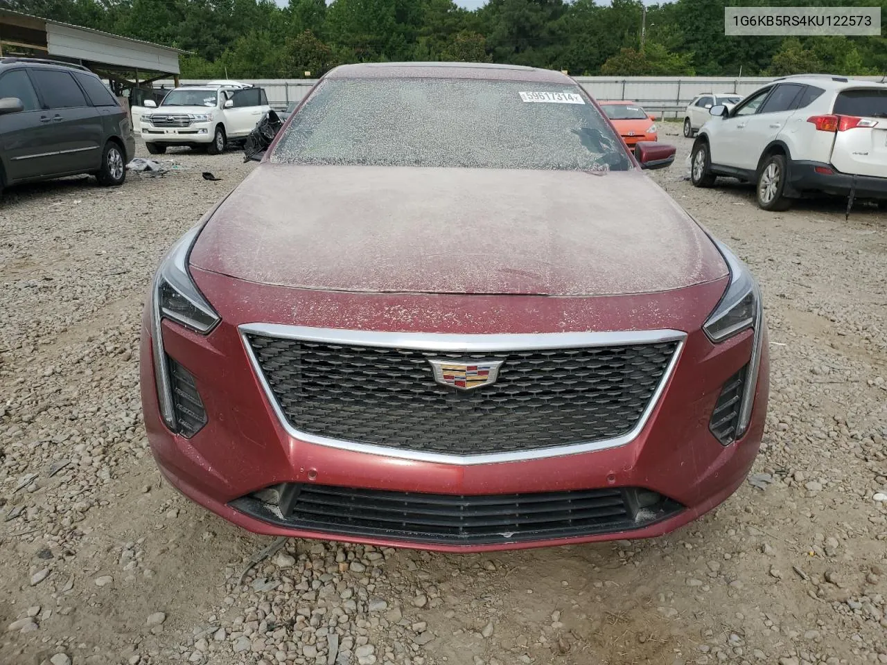 2019 Cadillac Ct6 Luxury VIN: 1G6KB5RS4KU122573 Lot: 59617314