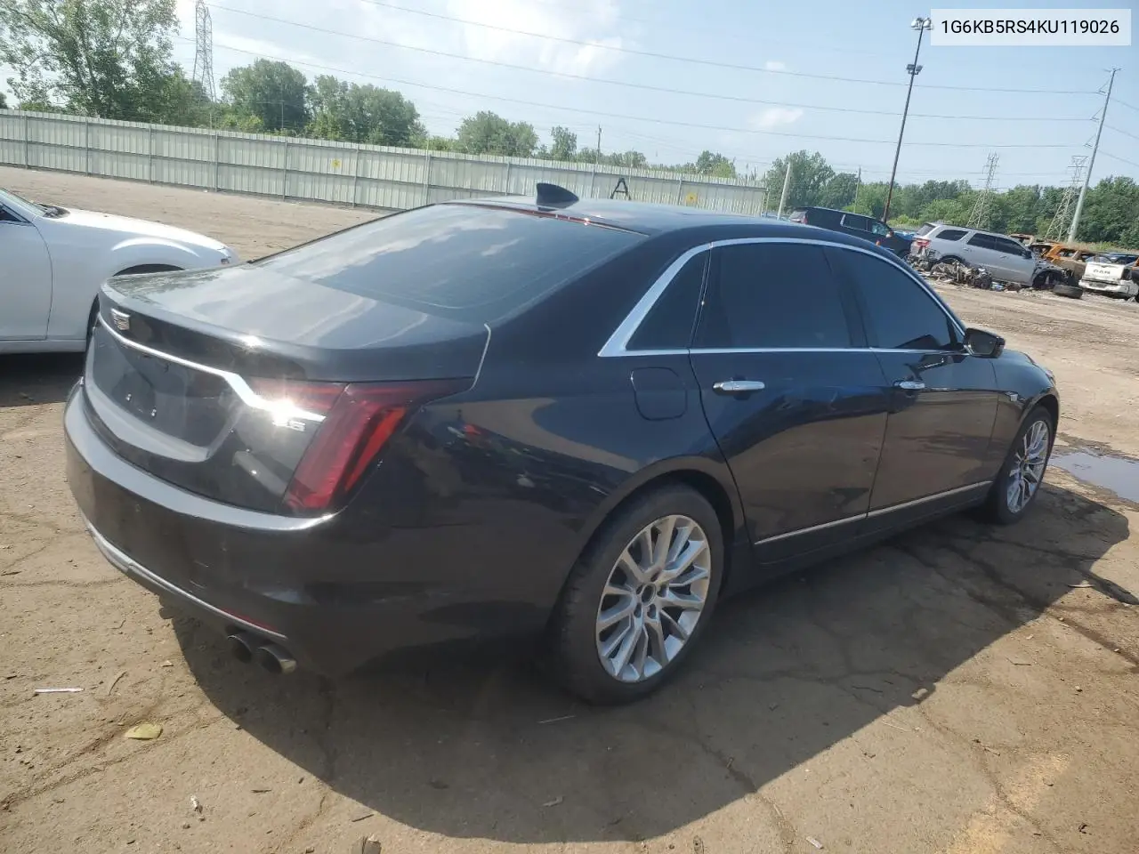 2019 Cadillac Ct6 Luxury VIN: 1G6KB5RS4KU119026 Lot: 62097295