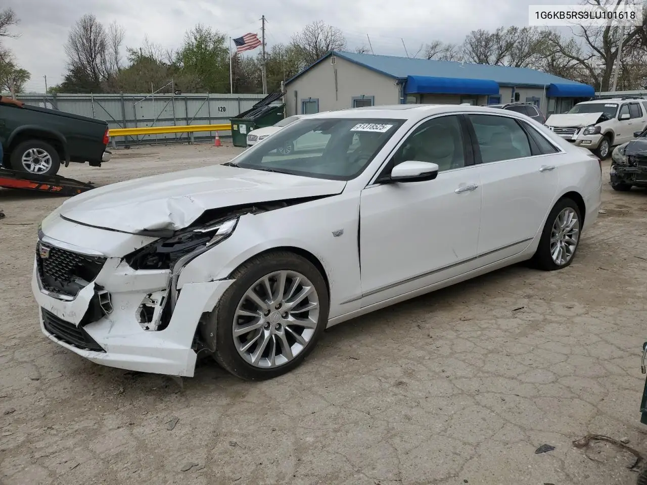 2020 Cadillac Ct6 Luxury VIN: 1G6KB5RS3LU101618 Lot: 51318525