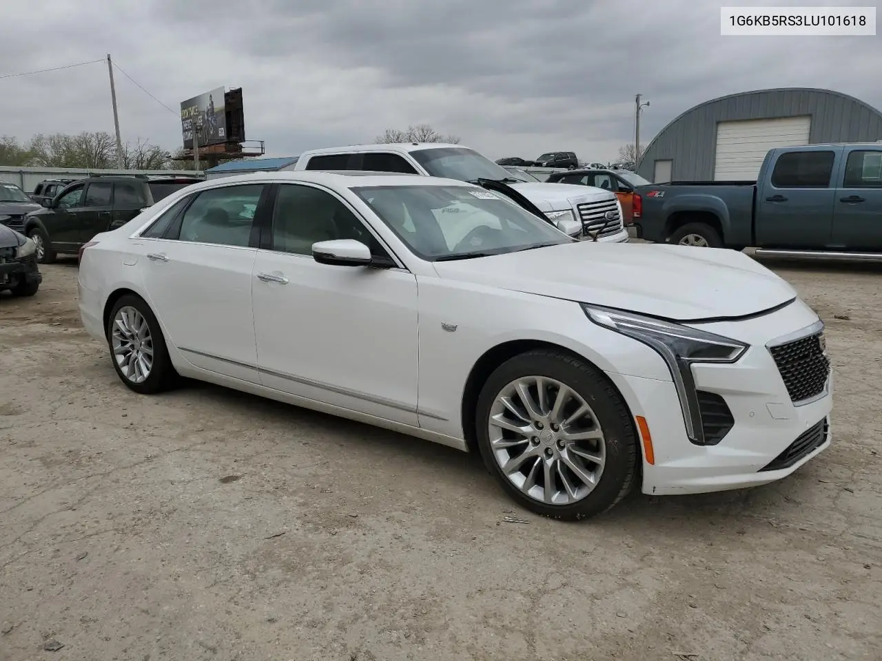 2020 Cadillac Ct6 Luxury VIN: 1G6KB5RS3LU101618 Lot: 51318525