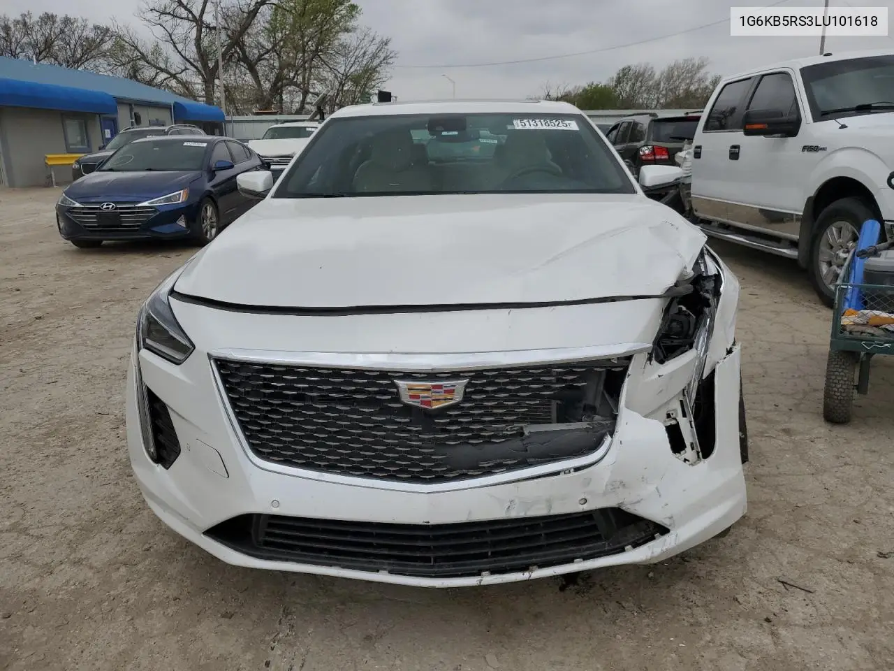 2020 Cadillac Ct6 Luxury VIN: 1G6KB5RS3LU101618 Lot: 51318525