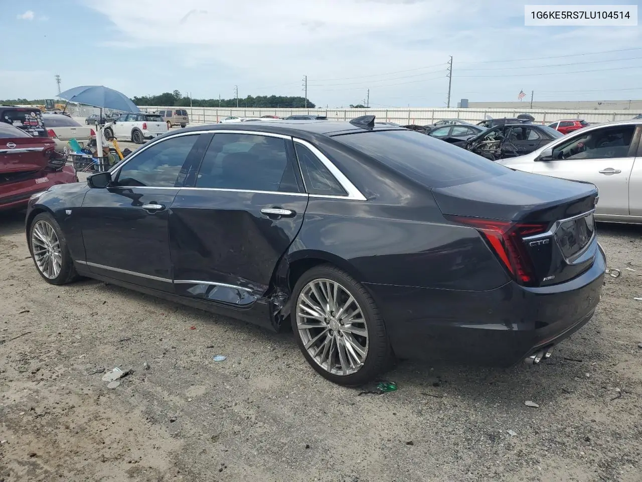 2020 Cadillac Ct6 Luxury Csav VIN: 1G6KE5RS7LU104514 Lot: 61239615