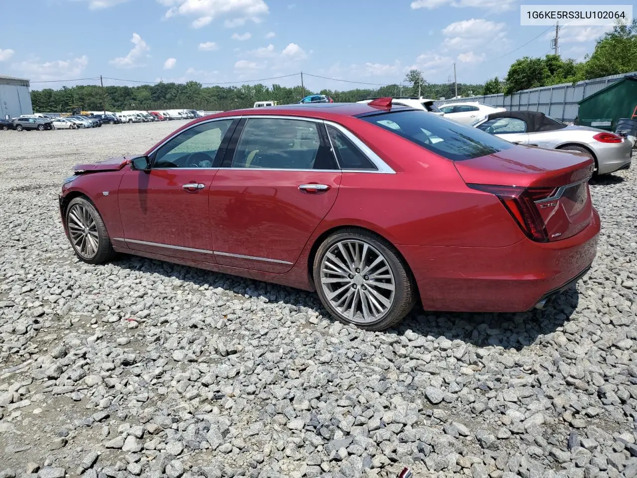 2020 Cadillac Ct6 Luxury Csav VIN: 1G6KE5RS3LU102064 Lot: 63401465