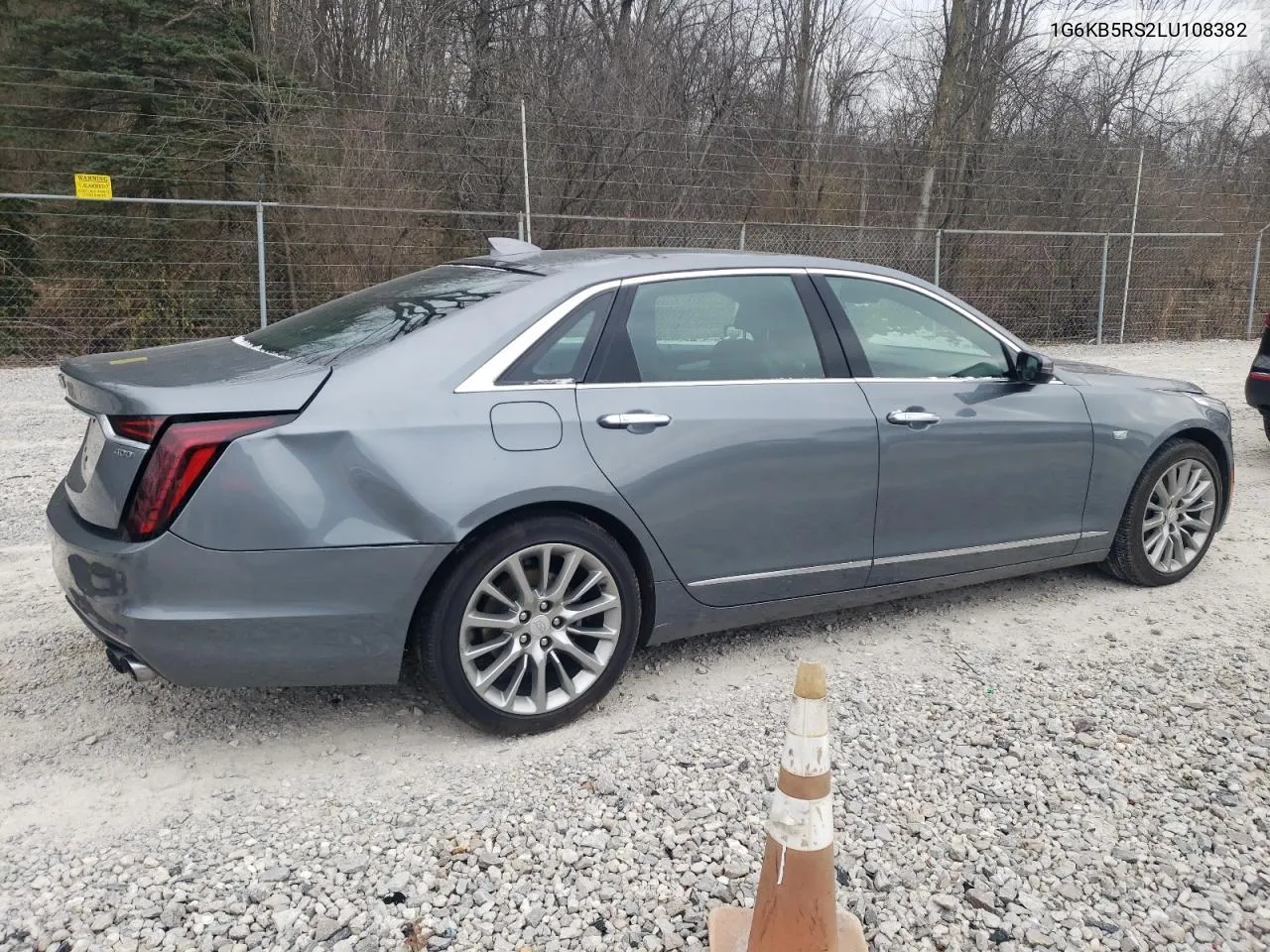 2020 Cadillac Ct6 Luxury VIN: 1G6KB5RS2LU108382 Lot: 82845814