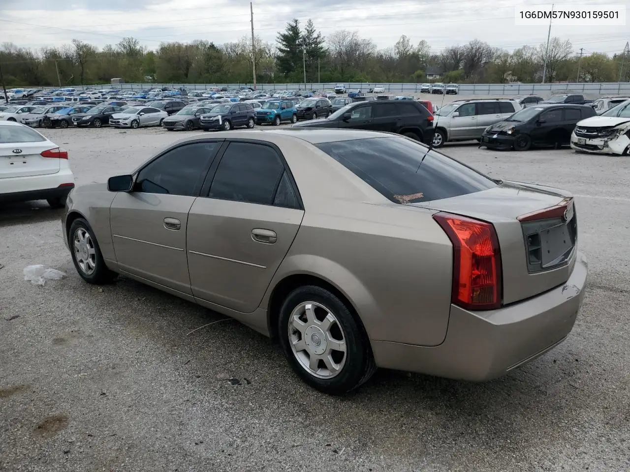 2003 Cadillac Cts VIN: 1G6DM57N930159501 Lot: 51857395