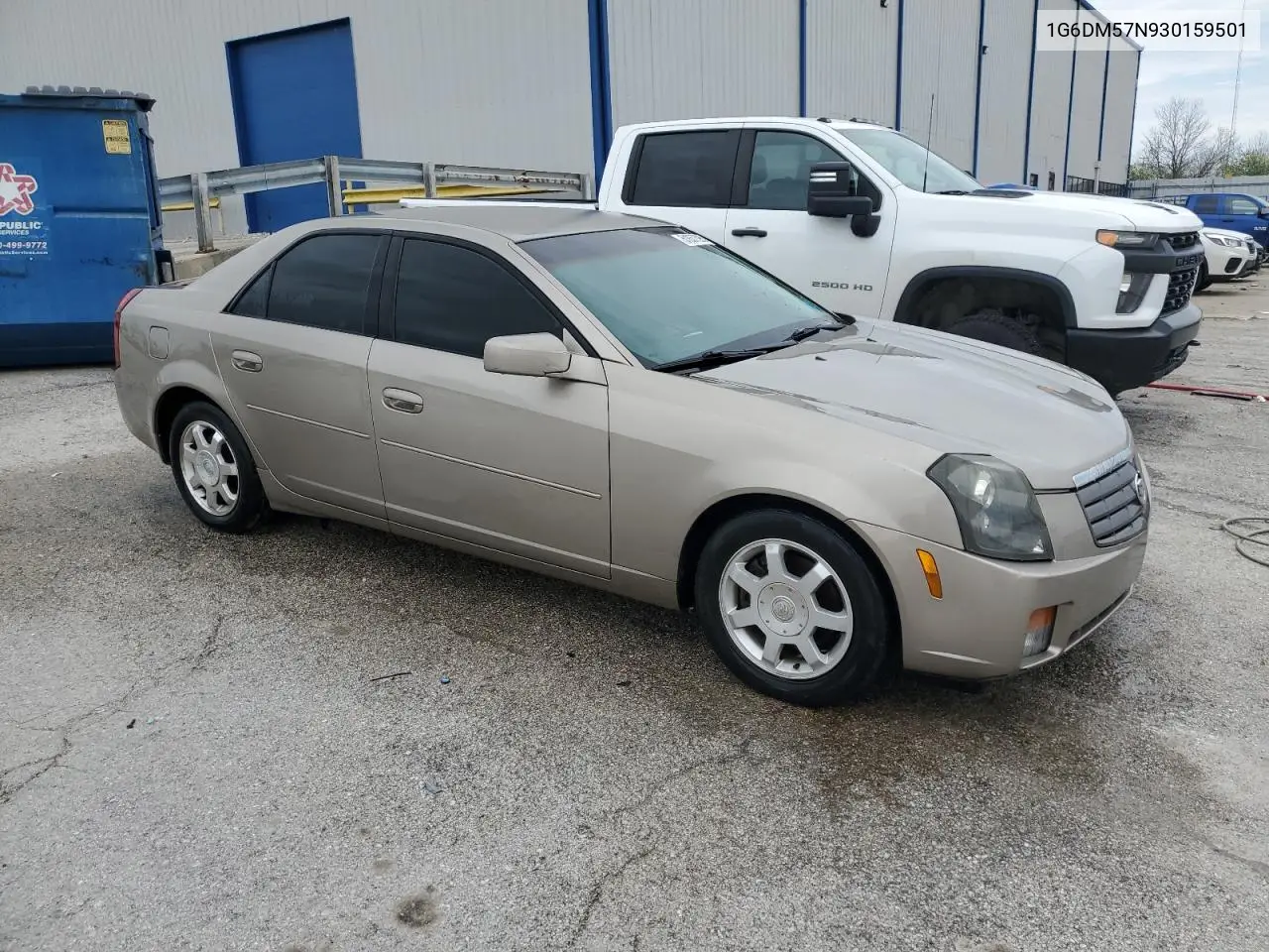 2003 Cadillac Cts VIN: 1G6DM57N930159501 Lot: 51857395
