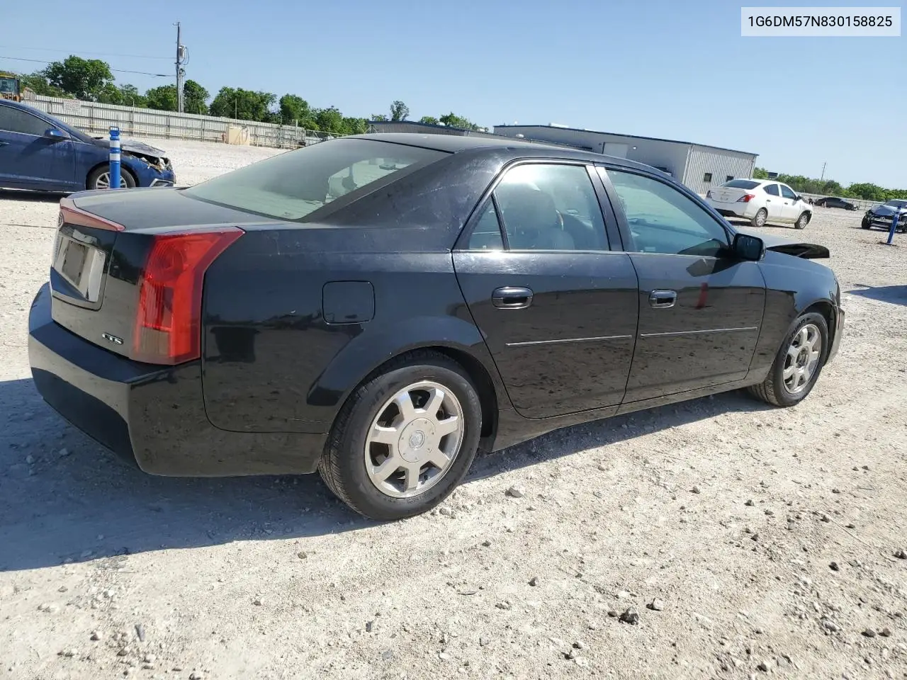 2003 Cadillac Cts VIN: 1G6DM57N830158825 Lot: 52098185