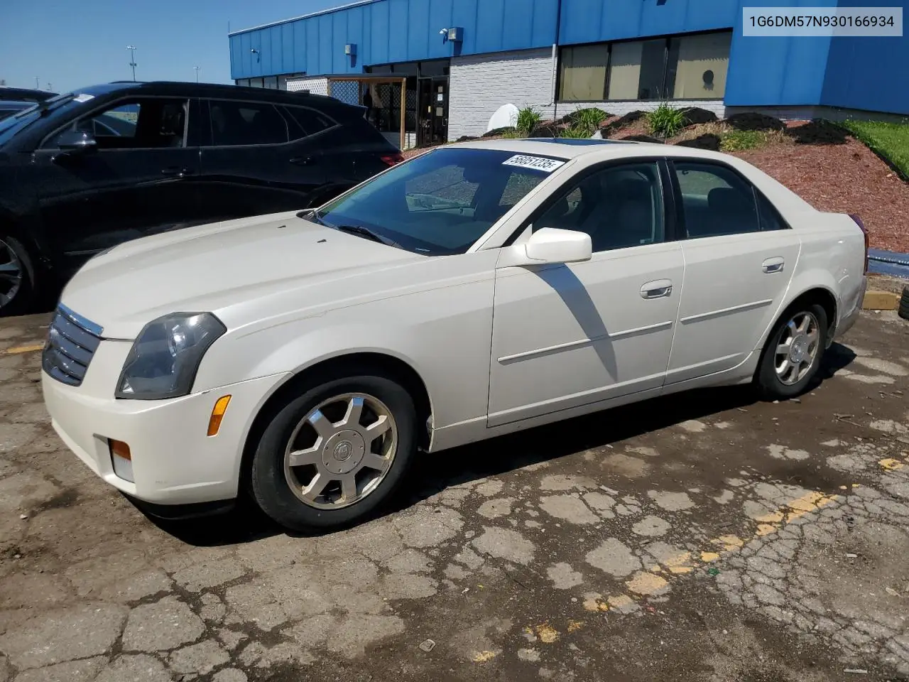 2003 Cadillac Cts VIN: 1G6DM57N930166934 Lot: 56051235