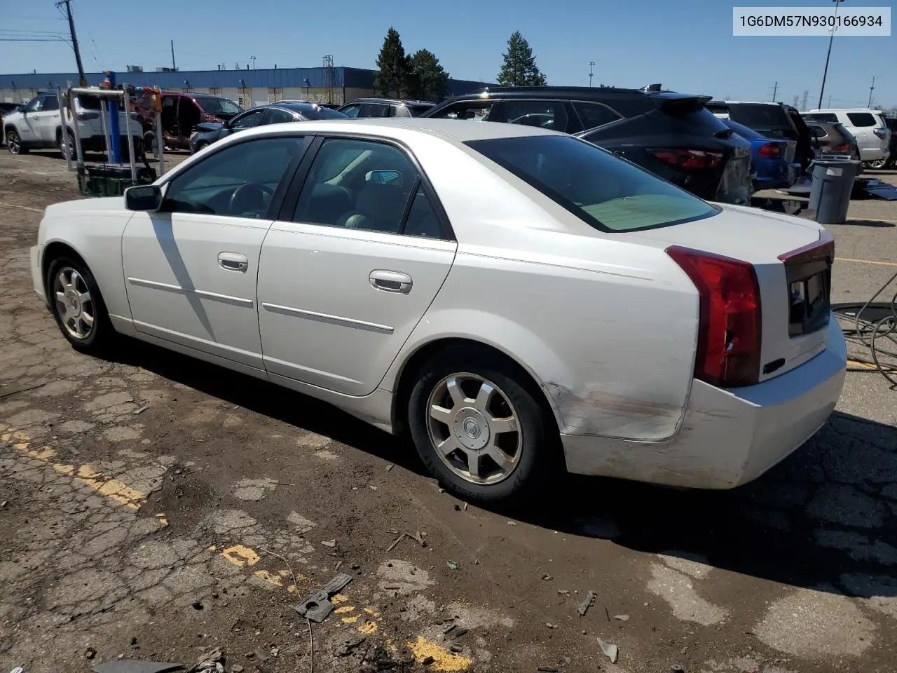 2003 Cadillac Cts VIN: 1G6DM57N930166934 Lot: 56051235