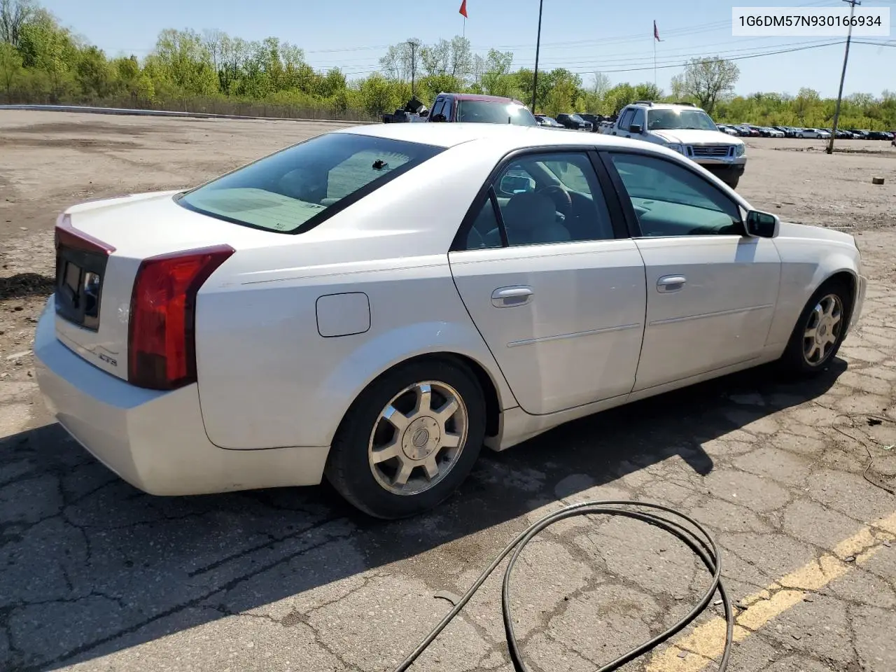 2003 Cadillac Cts VIN: 1G6DM57N930166934 Lot: 56051235