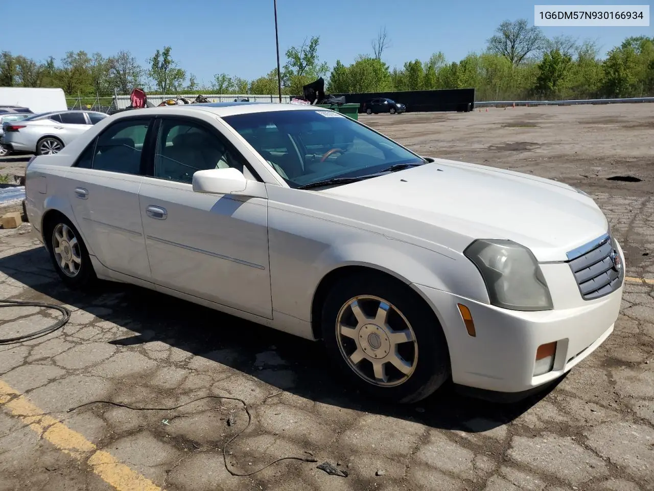 2003 Cadillac Cts VIN: 1G6DM57N930166934 Lot: 56051235