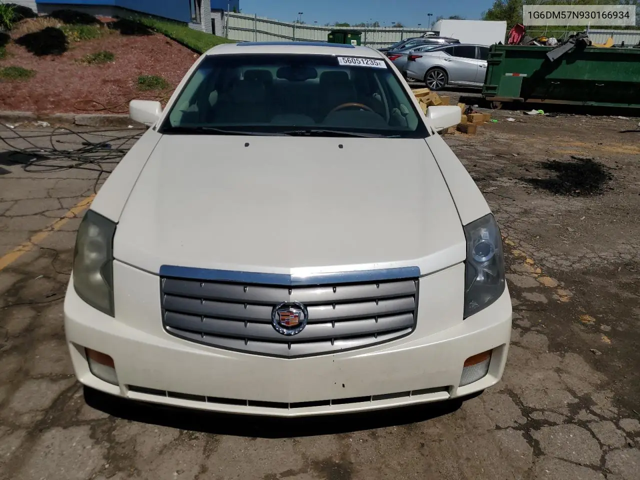 2003 Cadillac Cts VIN: 1G6DM57N930166934 Lot: 56051235