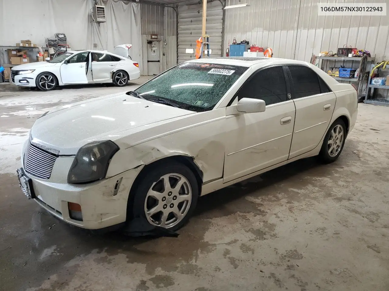 2003 Cadillac Cts VIN: 1G6DM57NX30122943 Lot: 56662275