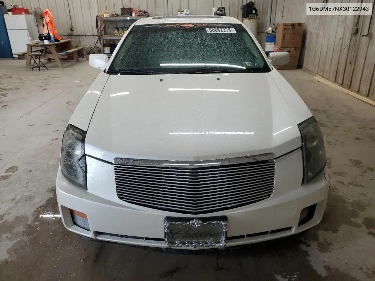 2003 Cadillac Cts VIN: 1G6DM57NX30122943 Lot: 56662275