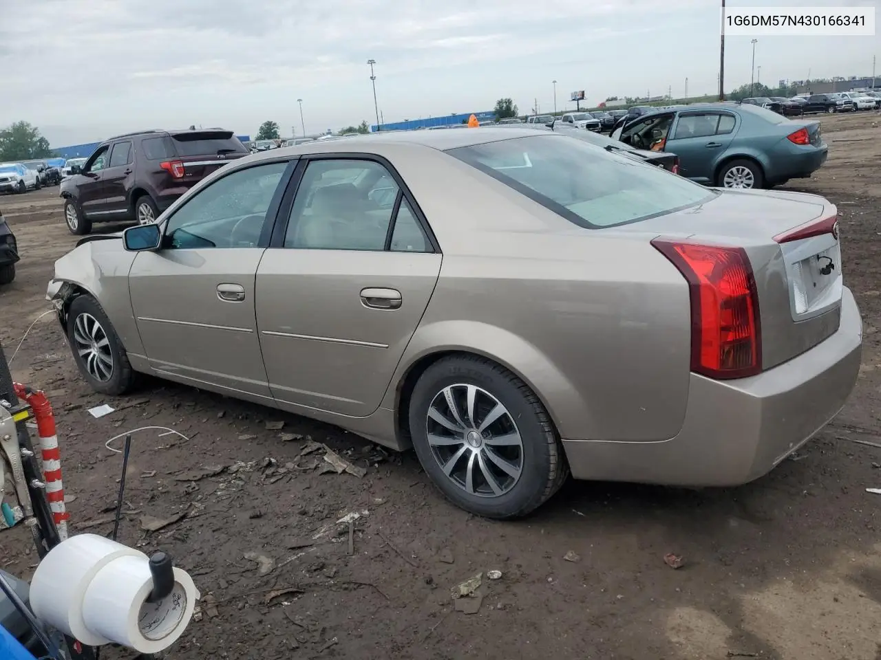 2003 Cadillac Cts VIN: 1G6DM57N430166341 Lot: 59437295