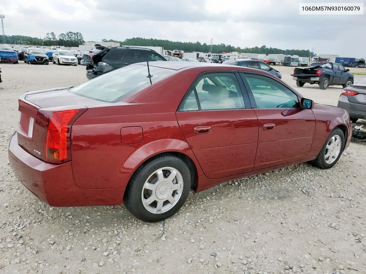 2003 Cadillac Cts VIN: 1G6DM57N930160079 Lot: 60485935