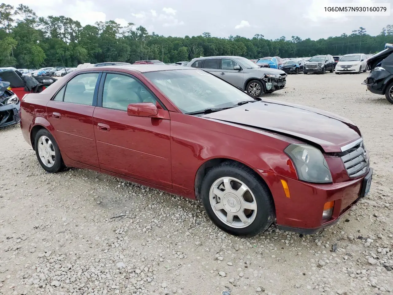2003 Cadillac Cts VIN: 1G6DM57N930160079 Lot: 60485935
