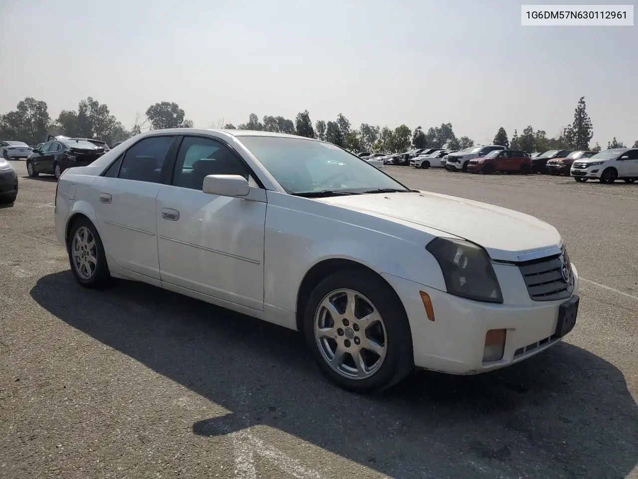 2003 Cadillac Cts VIN: 1G6DM57N630112961 Lot: 62336275