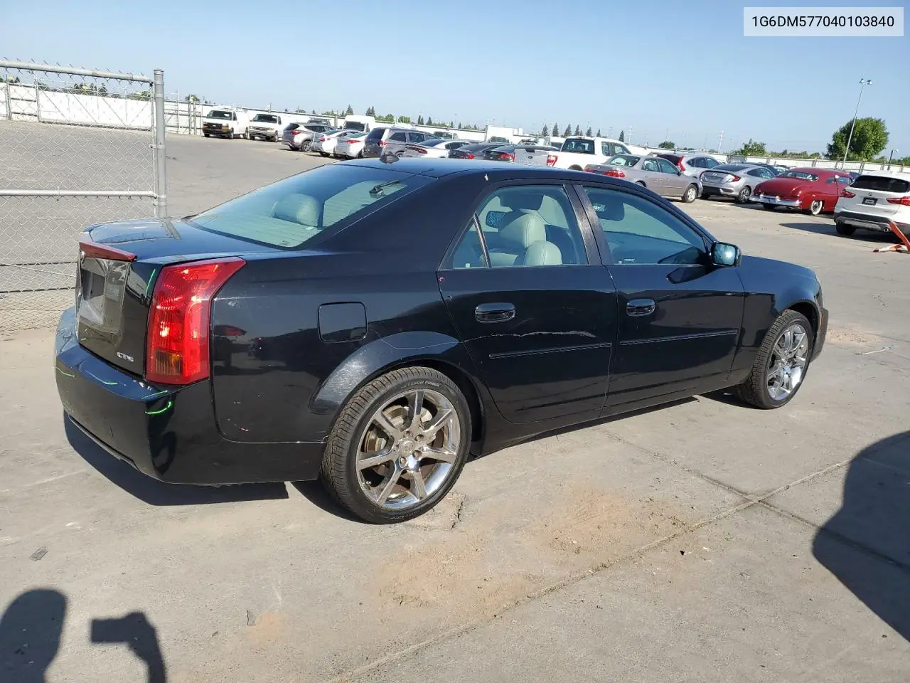 2004 Cadillac Cts VIN: 1G6DM577040103840 Lot: 55284675