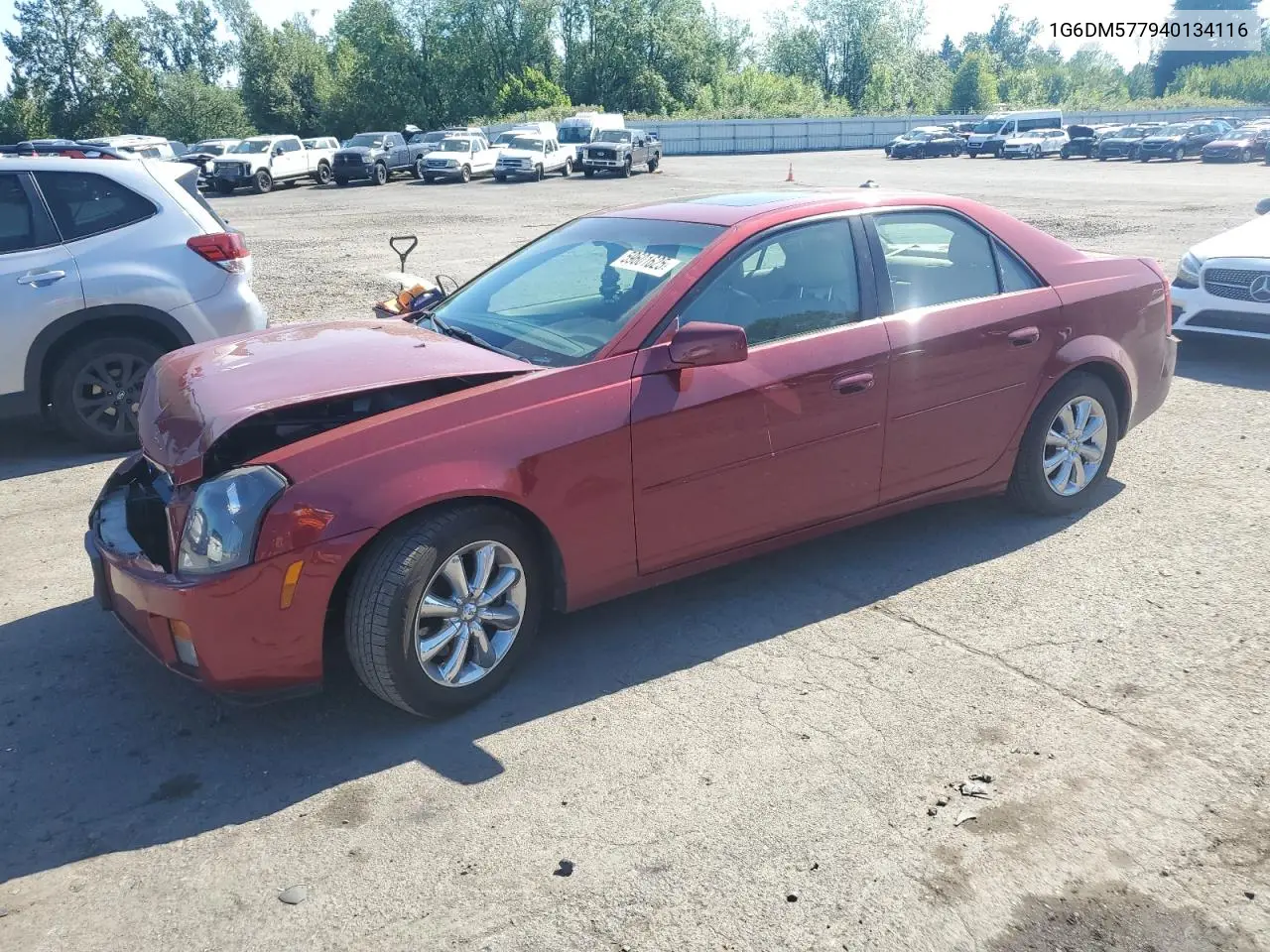 2004 Cadillac Cts VIN: 1G6DM577940134116 Lot: 59601625