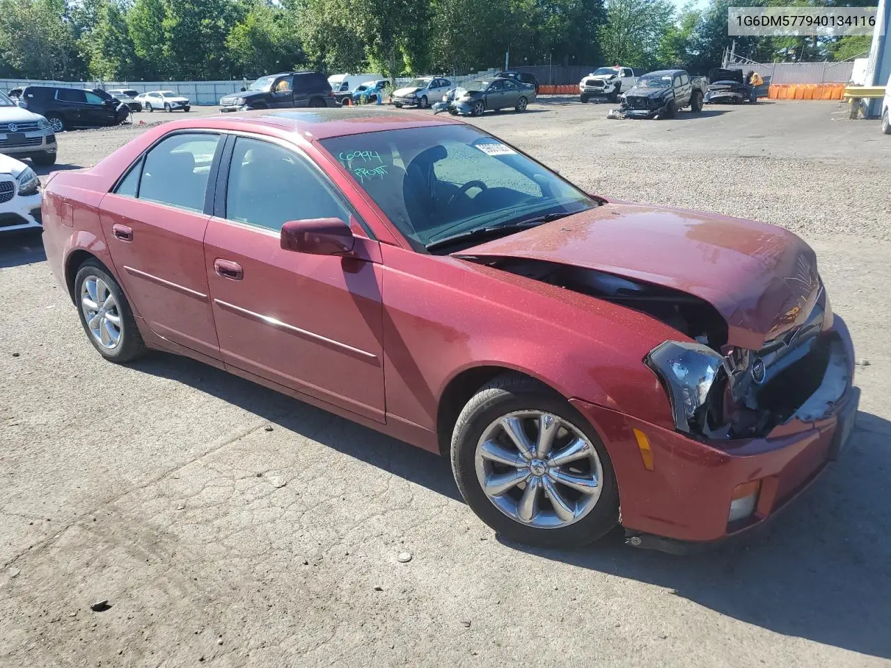 2004 Cadillac Cts VIN: 1G6DM577940134116 Lot: 59601625