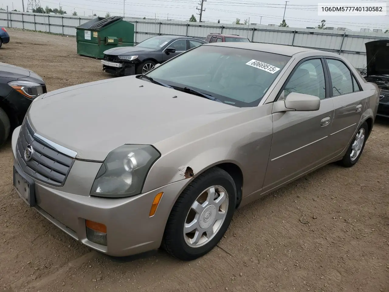 2004 Cadillac Cts VIN: 1G6DM577740130582 Lot: 60669515