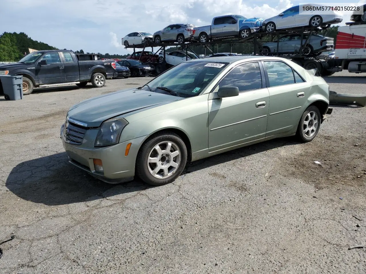 2004 Cadillac Cts VIN: 1G6DM577140150228 Lot: 63983525