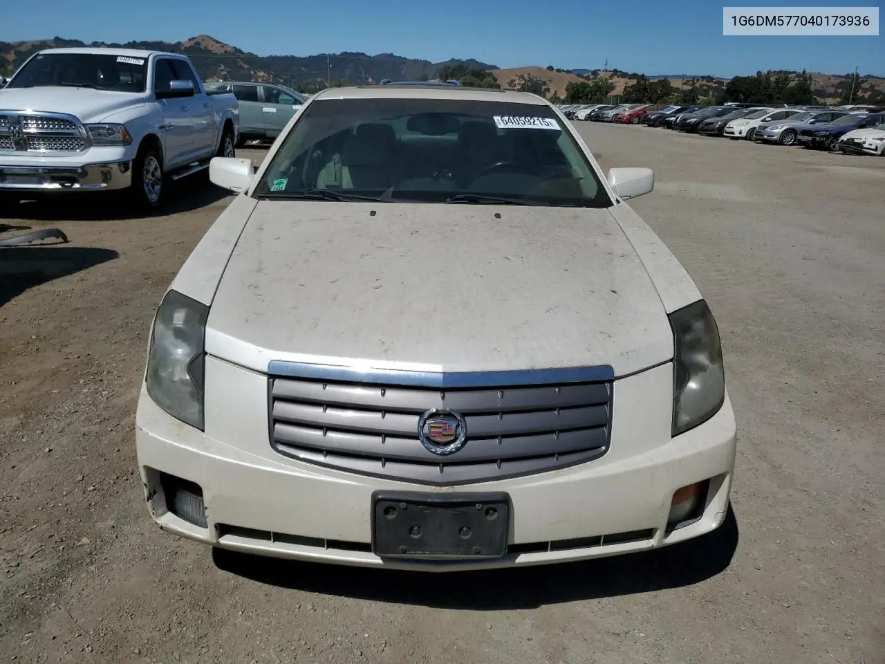 2004 Cadillac Cts VIN: 1G6DM577040173936 Lot: 64059215