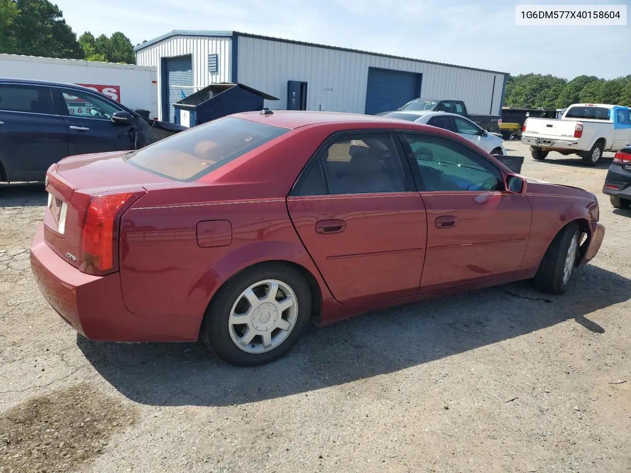 2004 Cadillac Cts VIN: 1G6DM577X40158604 Lot: 65139685