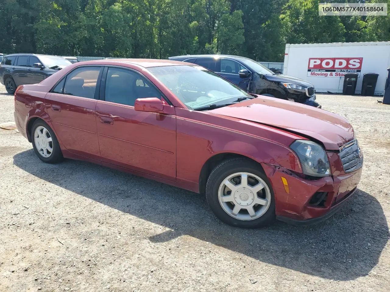 2004 Cadillac Cts VIN: 1G6DM577X40158604 Lot: 65139685
