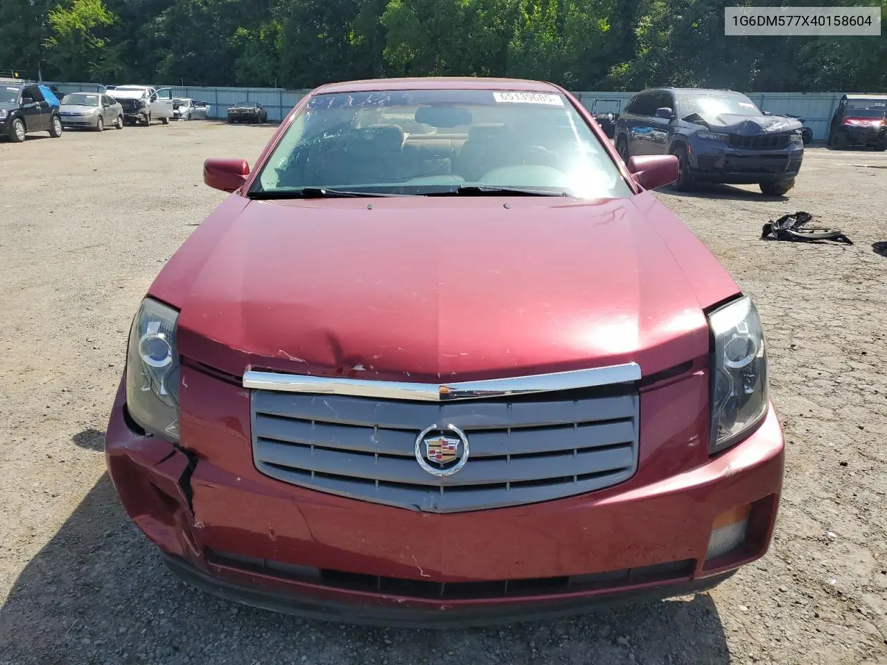 2004 Cadillac Cts VIN: 1G6DM577X40158604 Lot: 65139685
