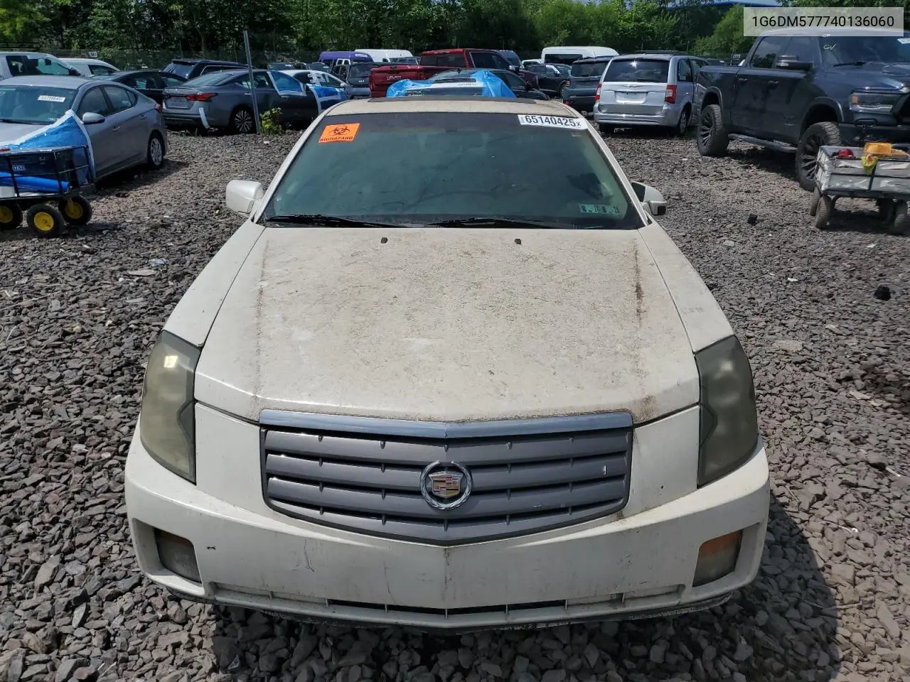 2004 Cadillac Cts VIN: 1G6DM577740136060 Lot: 65140425