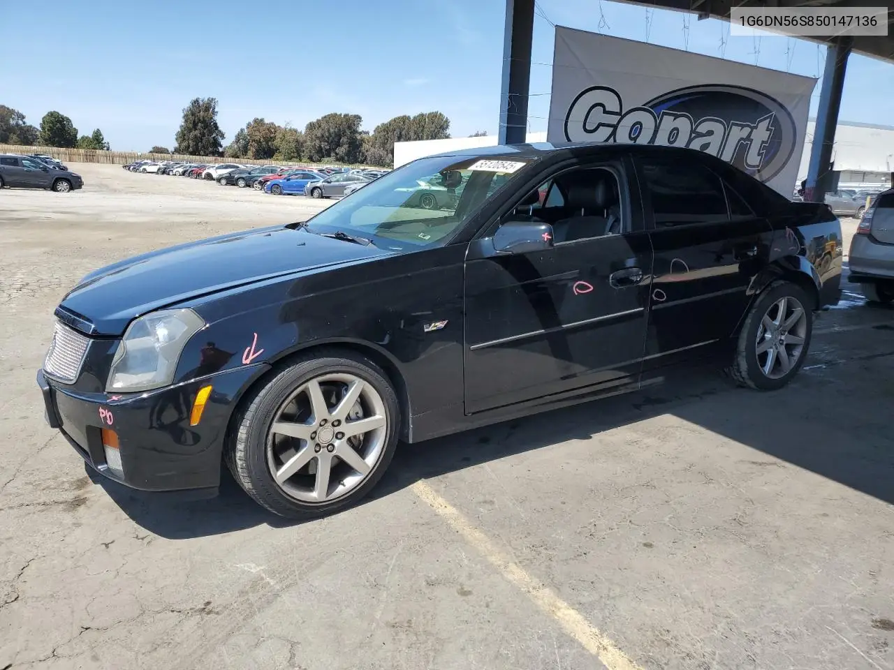 2005 Cadillac Cts-V VIN: 1G6DN56S850147136 Lot: 55120545