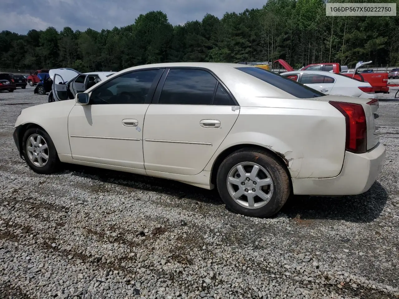2005 Cadillac Cts Hi Feature V6 VIN: 1G6DP567X50222750 Lot: 56121215