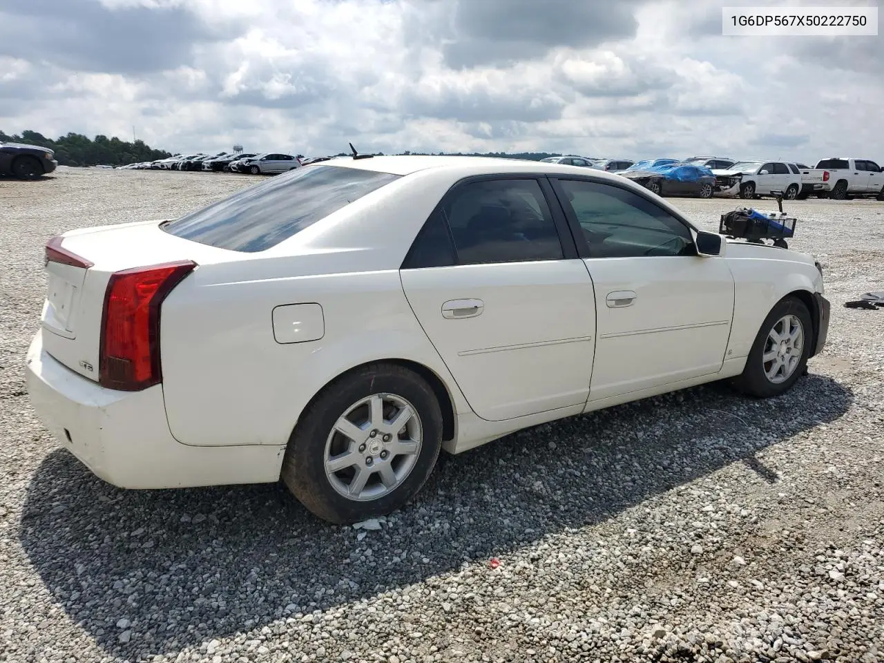 2005 Cadillac Cts Hi Feature V6 VIN: 1G6DP567X50222750 Lot: 56121215