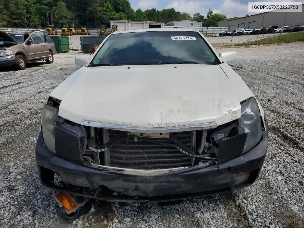2005 Cadillac Cts Hi Feature V6 VIN: 1G6DP567X50222750 Lot: 56121215