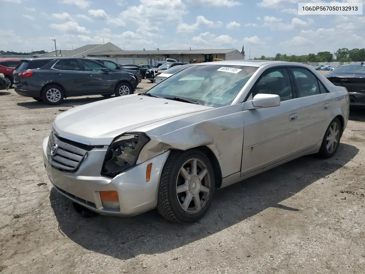 2005 Cadillac Cts Hi Feature V6 VIN: 1G6DP567050132913 Lot: 60987185