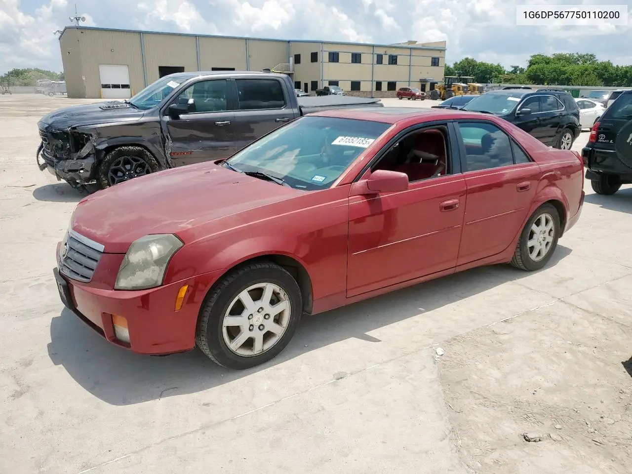 2005 Cadillac Cts Hi Feature V6 VIN: 1G6DP567750110200 Lot: 61552185