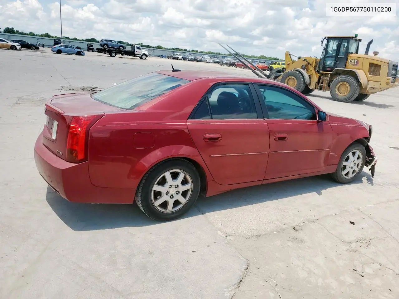 2005 Cadillac Cts Hi Feature V6 VIN: 1G6DP567750110200 Lot: 61552185
