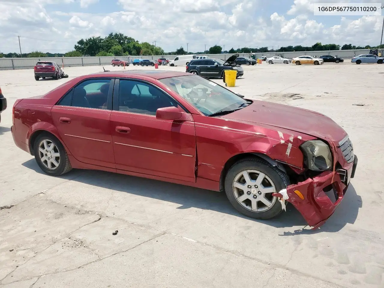 2005 Cadillac Cts Hi Feature V6 VIN: 1G6DP567750110200 Lot: 61552185
