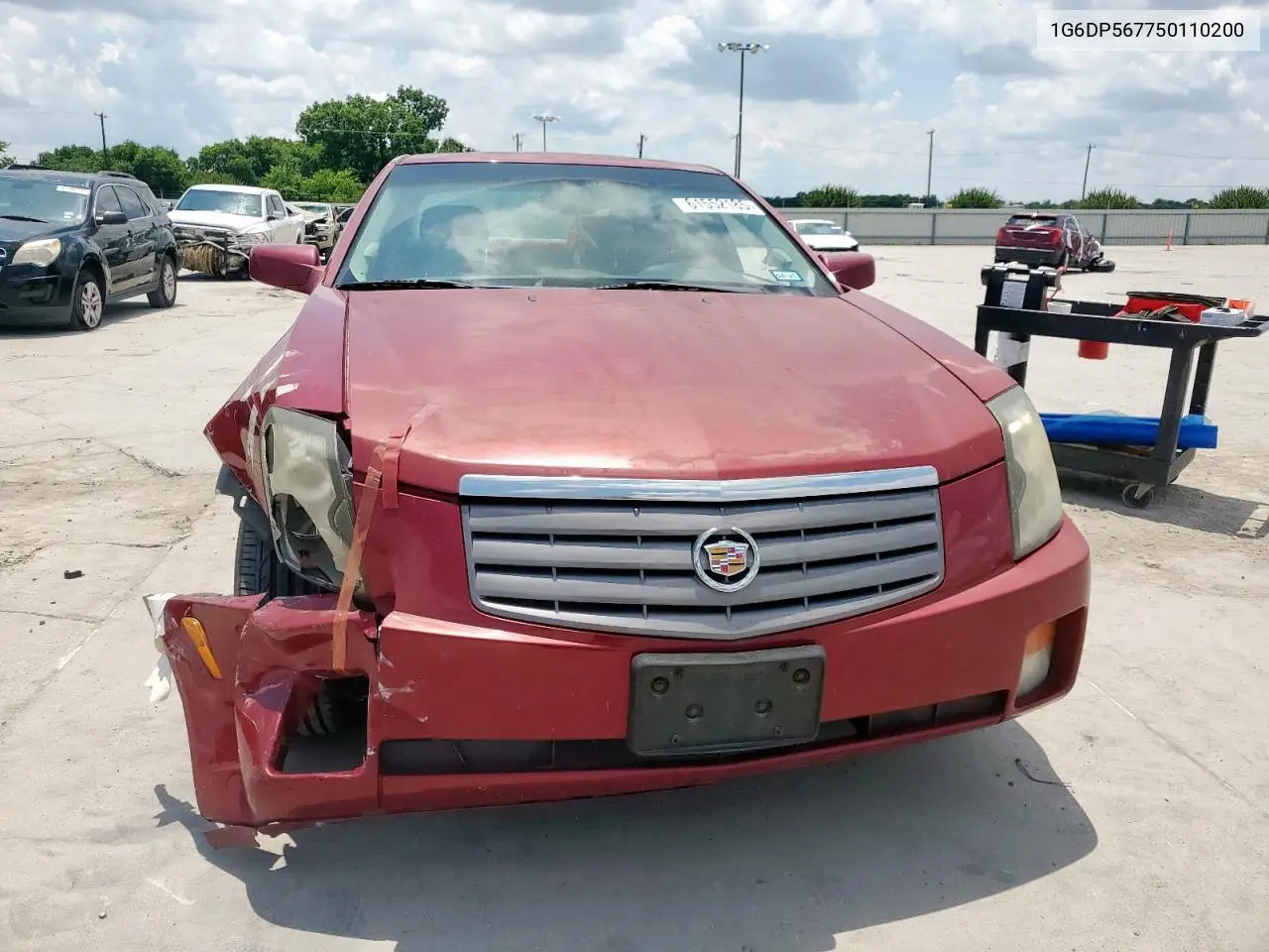 2005 Cadillac Cts Hi Feature V6 VIN: 1G6DP567750110200 Lot: 61552185