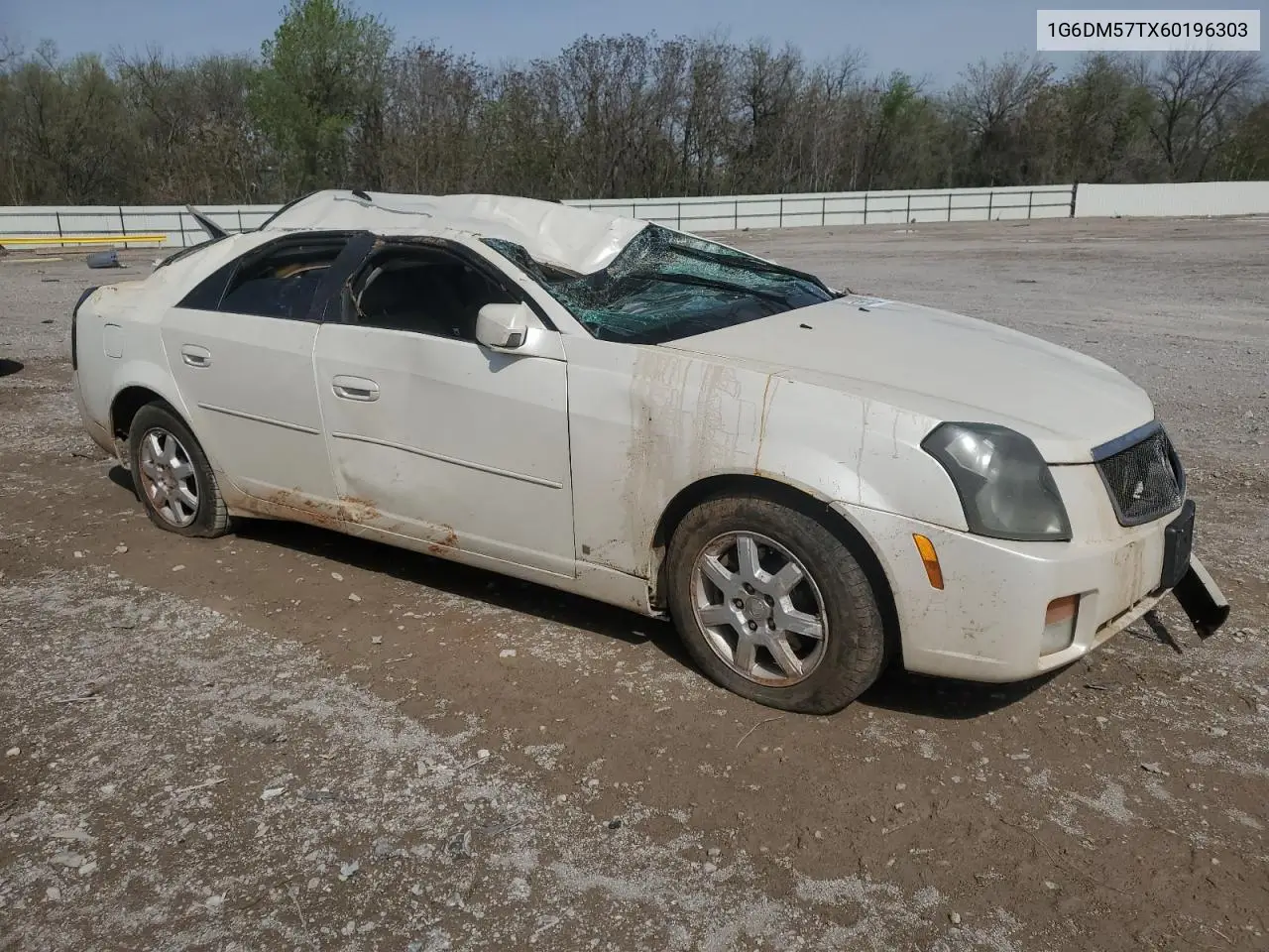 2006 Cadillac Cts VIN: 1G6DM57TX60196303 Lot: 51350725