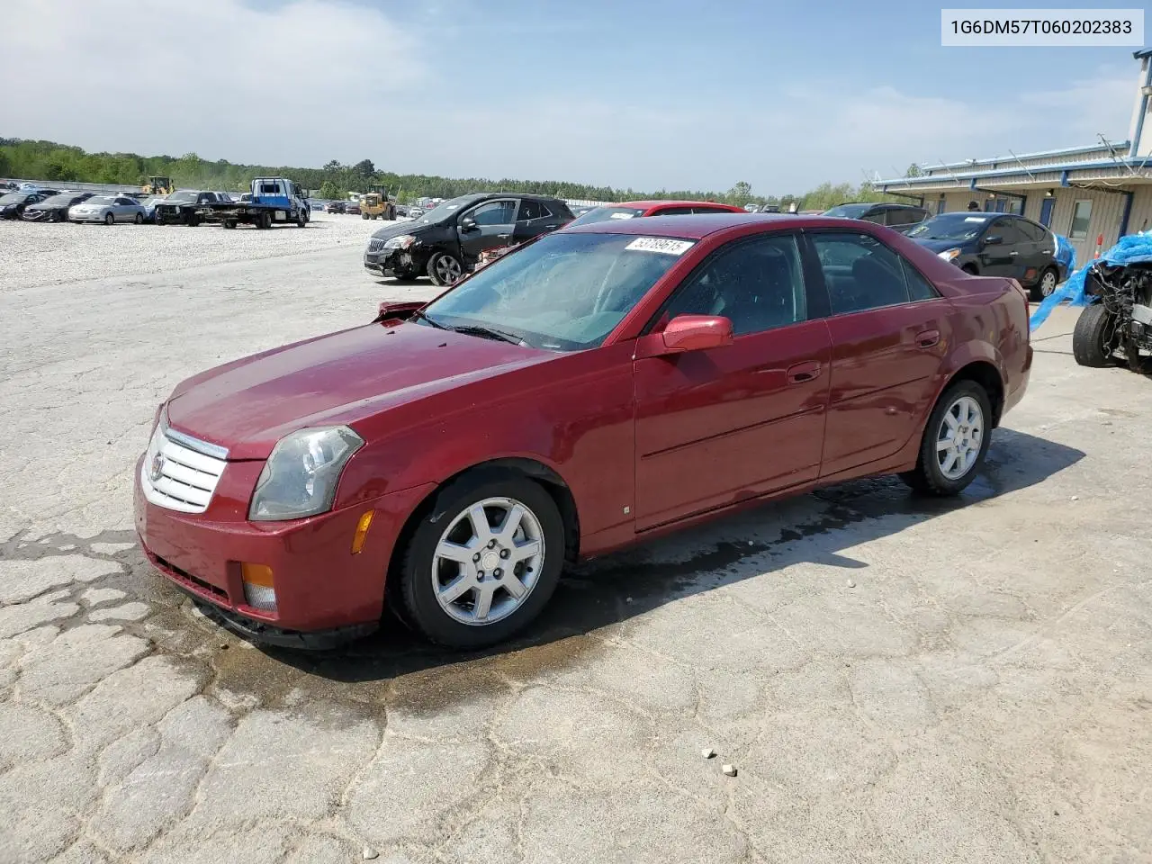 2006 Cadillac Cts VIN: 1G6DM57T060202383 Lot: 53789615