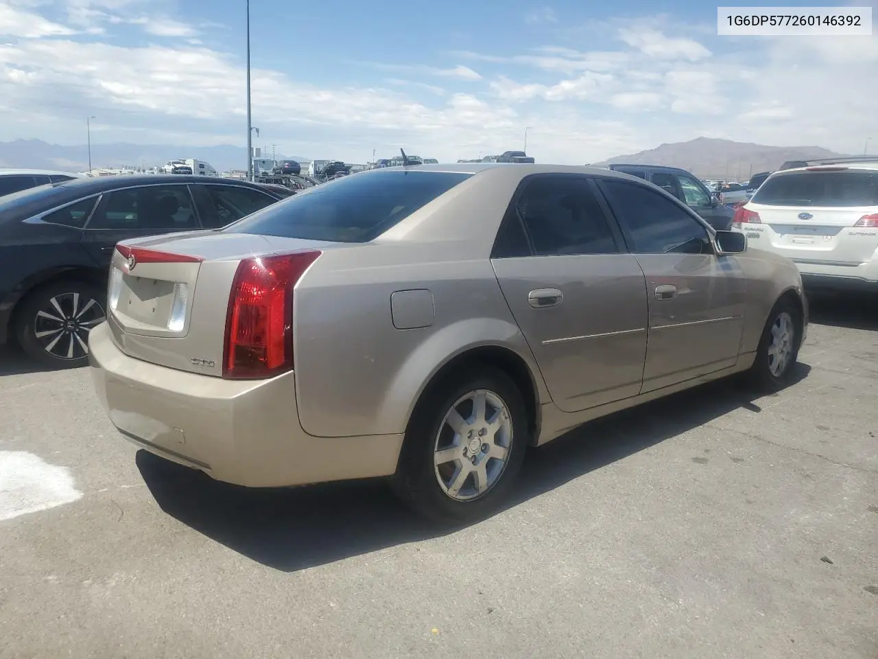 2006 Cadillac Cts Hi Feature V6 VIN: 1G6DP577260146392 Lot: 55348355