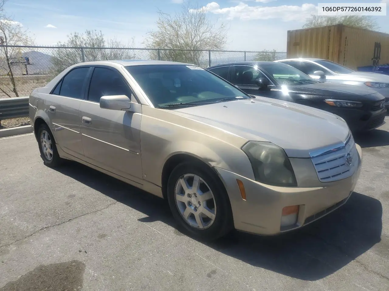 2006 Cadillac Cts Hi Feature V6 VIN: 1G6DP577260146392 Lot: 55348355