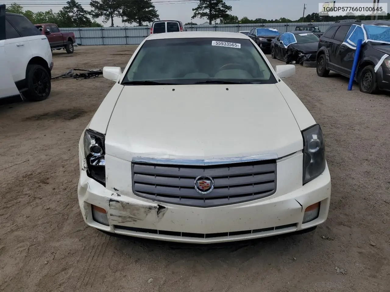 2006 Cadillac Cts Hi Feature V6 VIN: 1G6DP577660100645 Lot: 55933565