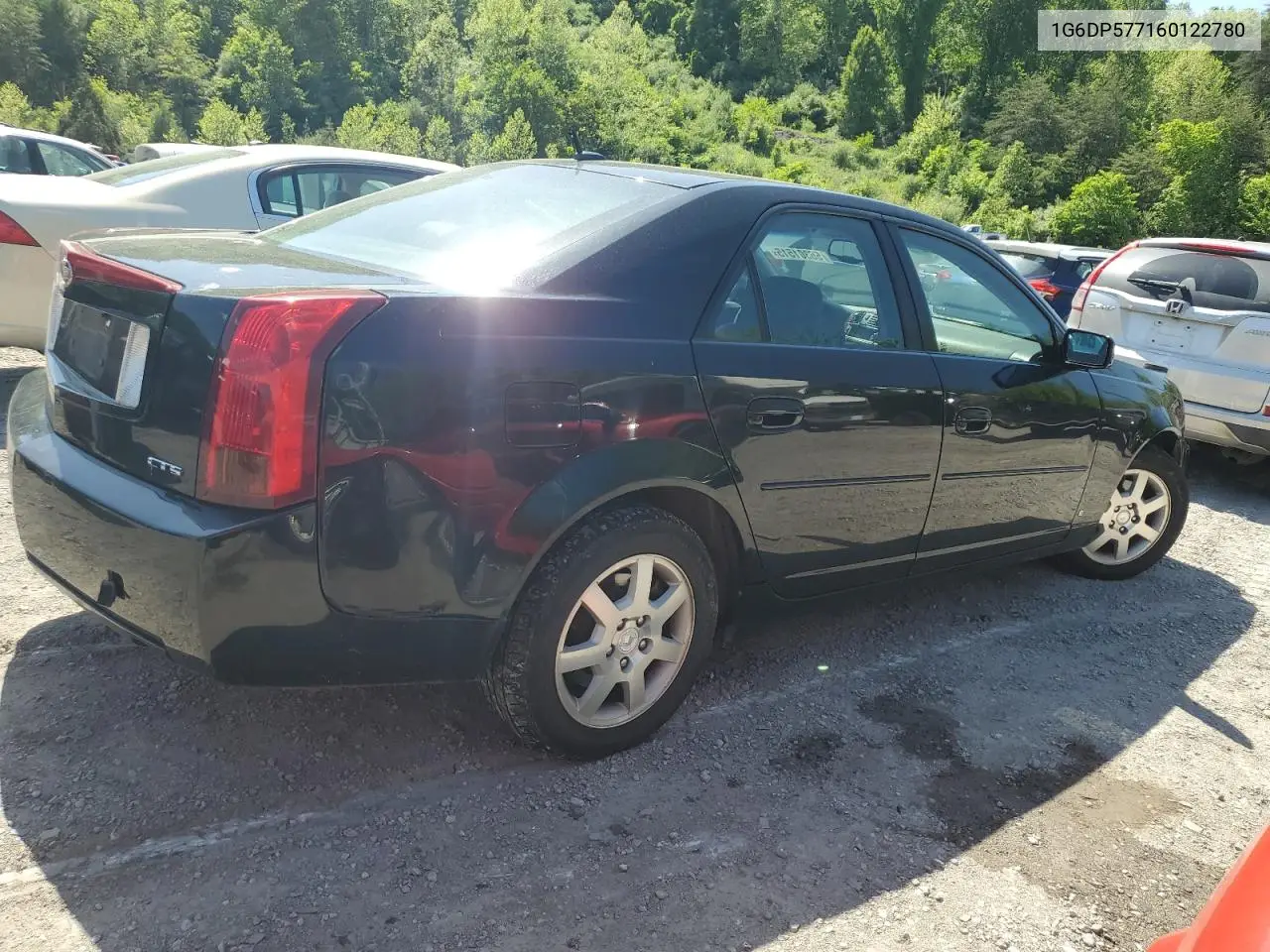 2006 Cadillac Cts Hi Feature V6 VIN: 1G6DP577160122780 Lot: 56301515