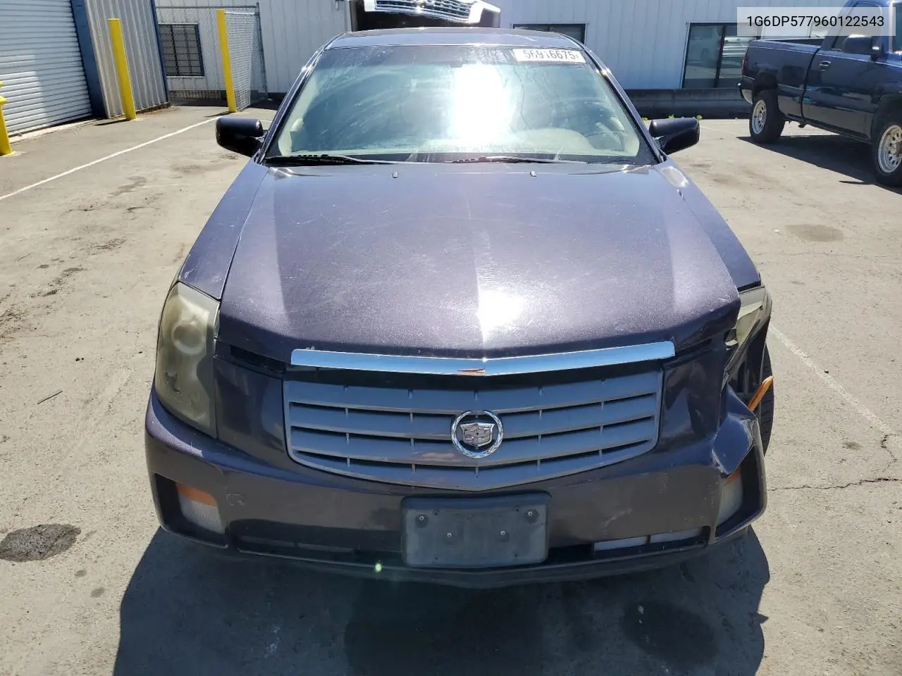 2006 Cadillac Cts Hi Feature V6 VIN: 1G6DP577960122543 Lot: 56916675